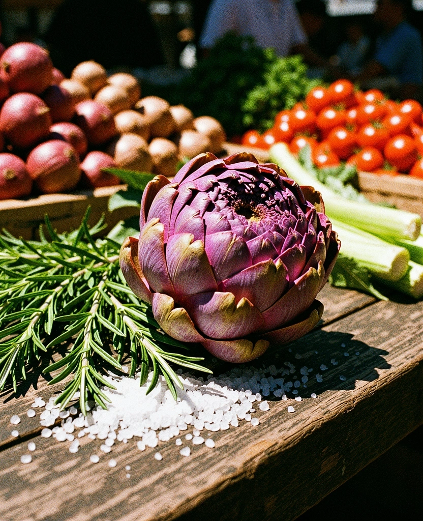 Ingredientes frescos del mercado